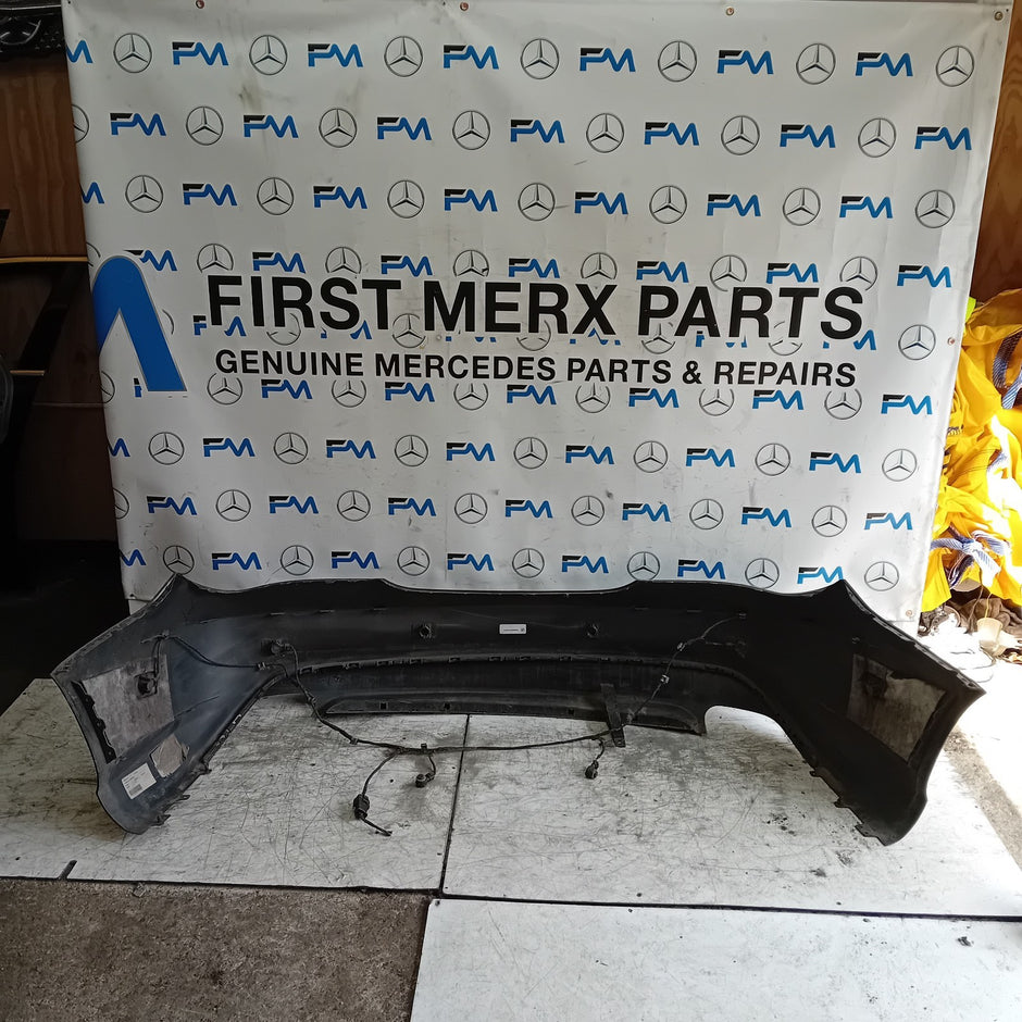 MERCEDES BENZ CLA W117 REAR BUMPER SE SPORT BLACK 2014 A1178850325 FMX138