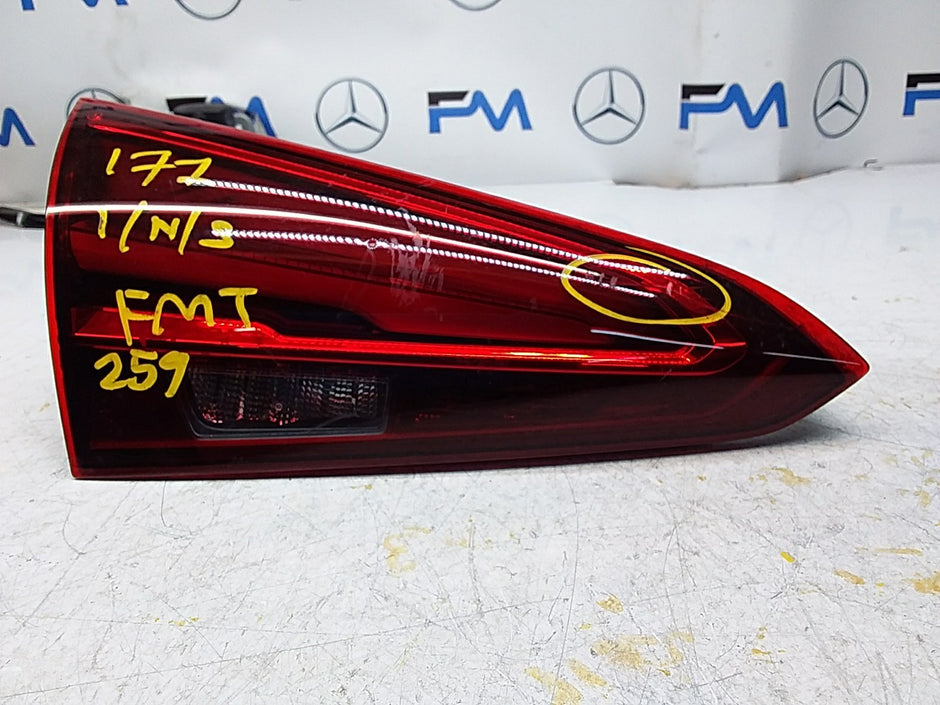 MERCEDES A-CLASS W177 PASSENGER LEFT NS REAR INNER TAIL LIGHT A1779062704 FMT259