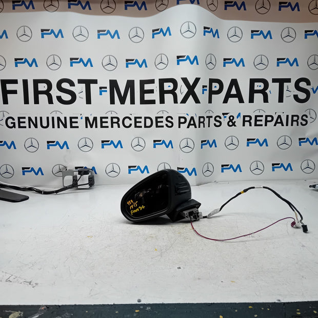 MERCEDES A-CLASS  W177 PASSENGER SIDE WING MIRROR A1778105304 BLACK FMM34