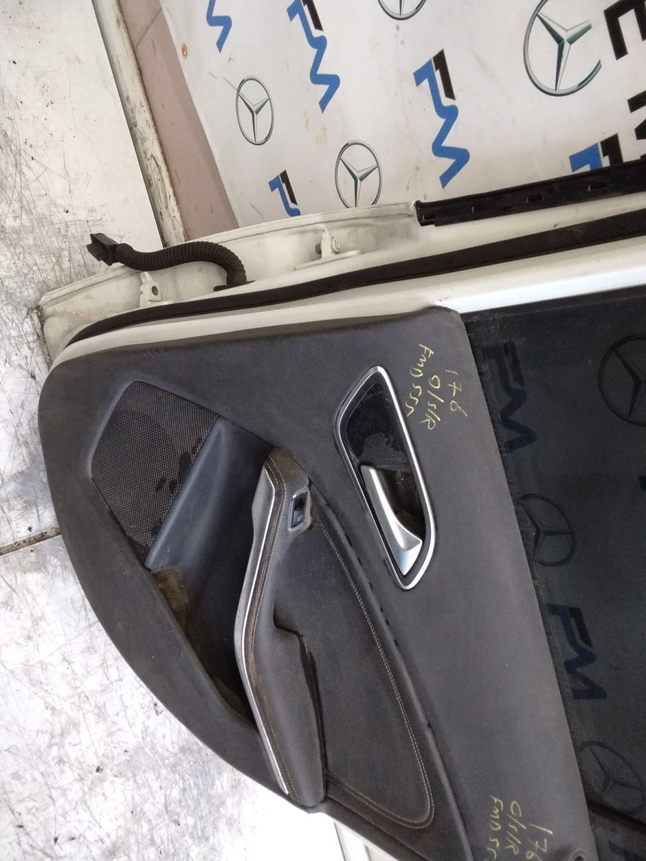 MERCEDES BENZ  A-CLASS W176  DRIVER REAR DOOR OSR WHITE 2012-2018 FMD555