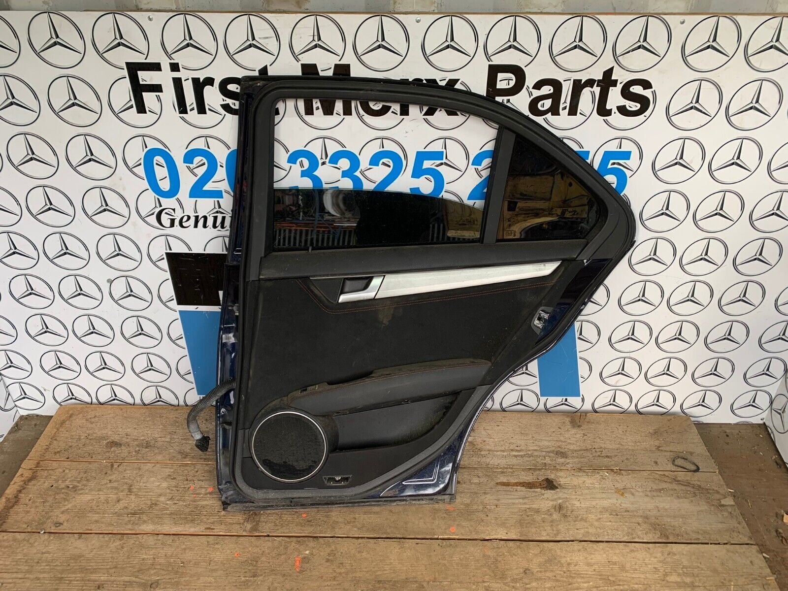 MERCEDES BENZ C CLASS W204 OFF SIDE REAR RIGHT DOOR 2008-2014