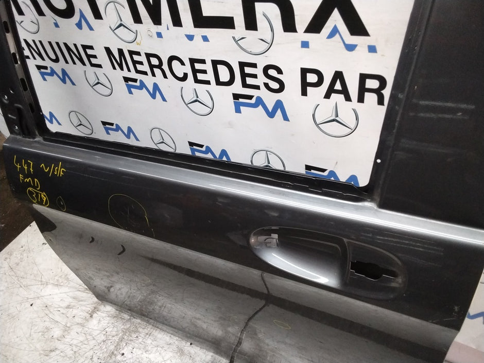 MERCEDES BENZ VITO W447 PASSENGER SIDE FRONT DOOR NSF GREY 2014 ON FMD319