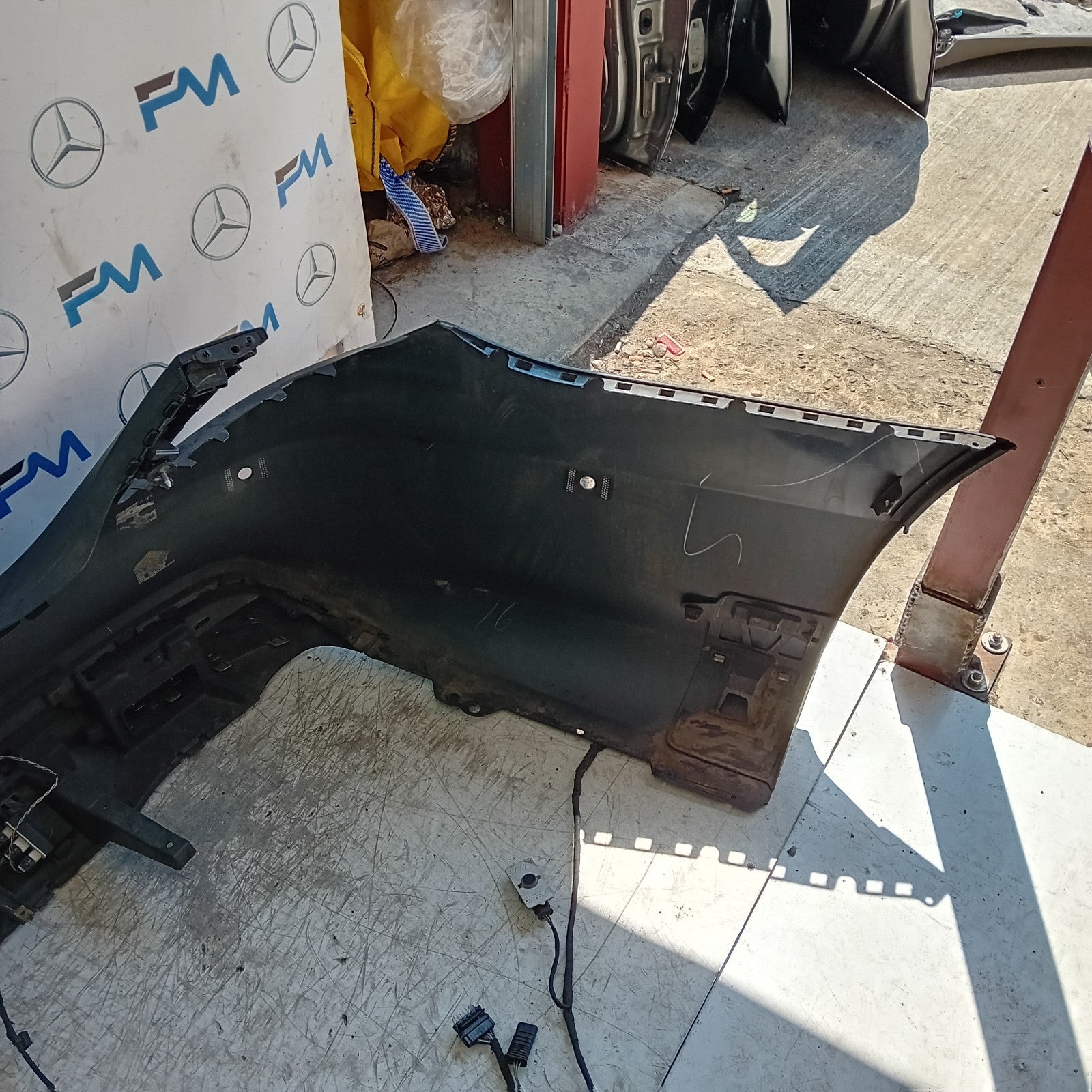 MERCEDES BENZ S-CLASS W222 SLN REAR BUMPER A2228803047 2016  FMX153