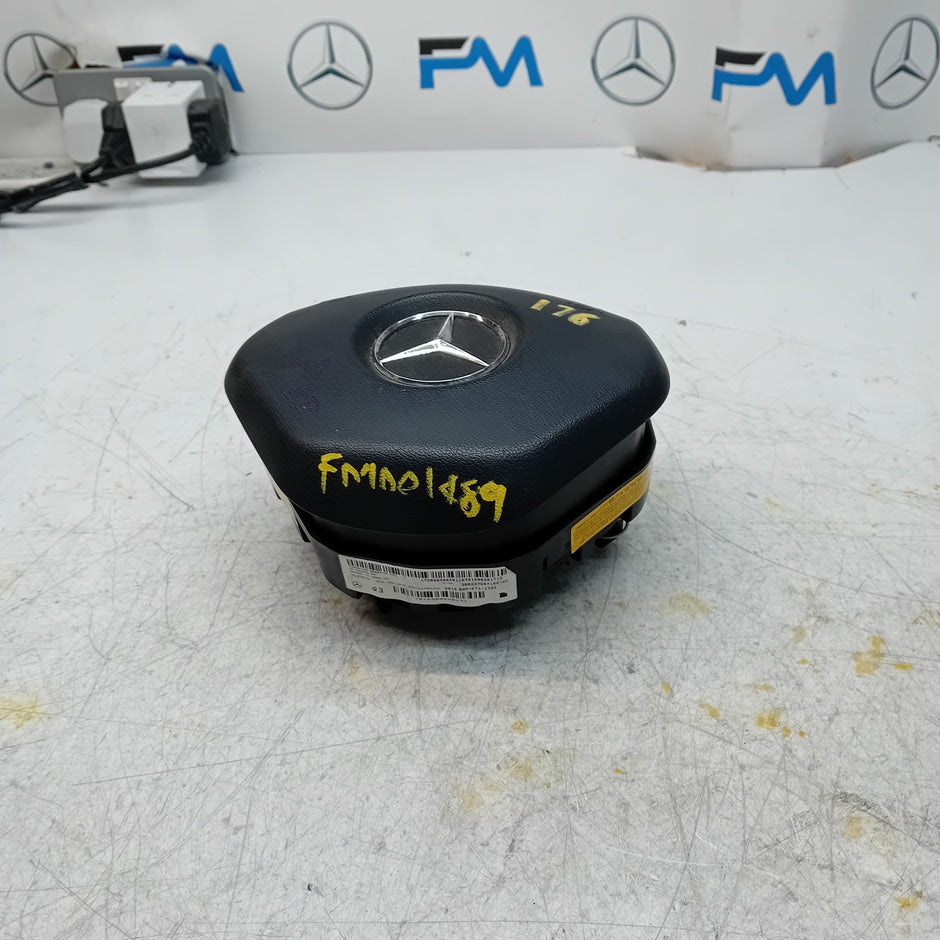 MERCEDES BENZ A-CLASS W176 STEERING WHEEL AIRBAG DRIVER OS RIGHT Q3 FM001489