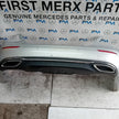 MERCEDES BENZ E-CLASS W213 SALOON REAR BUMPER SILVER 2016 A2138850025 FMX73