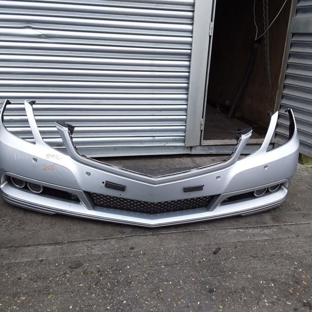 MERCEDES E-CLASS COUPE W207 AMG FRONT BUMPER PRE-FACELIFT 2009-2013 (SILVER)