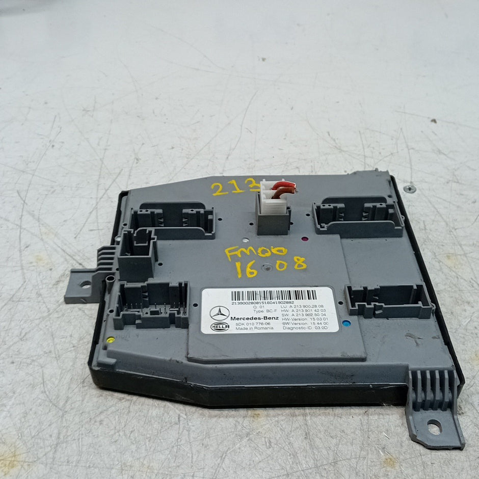 MERCEDES E-CLASS REAR SAM CONTROL MODULE W213 A2139002808 2016 FM001608