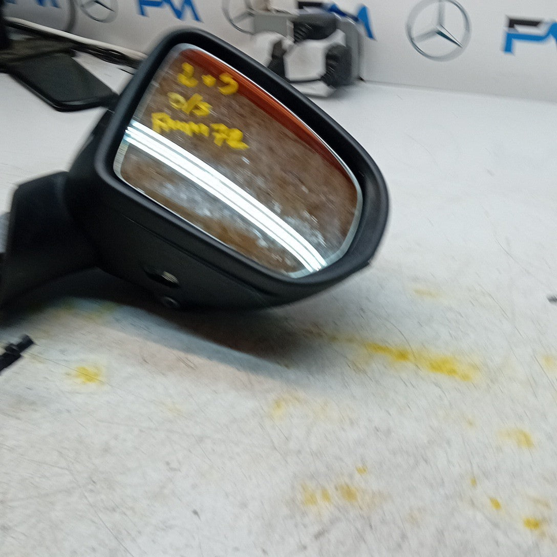 MERCEDES C-CLASS W205 DRIVER WING MIRROR OSF BLACK PL CAMERA FMM72