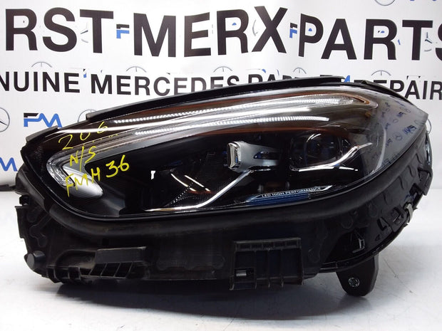 2020 MERCEDES C-CLASS W206 N/S Passenger Side Front Headlight A2069068704 FMH36