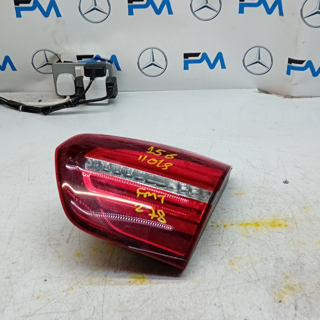 MERCEDES GLA X156 DRIVER RIGHT OS REAR INNER TAIL LIGHT A1569069000 2019 FMT278