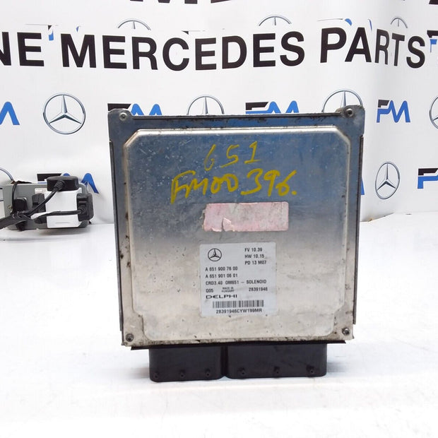 MERCEDES E-CLASS 2012 ENGINE  CONTROL MODULE A6519007600 FM00396