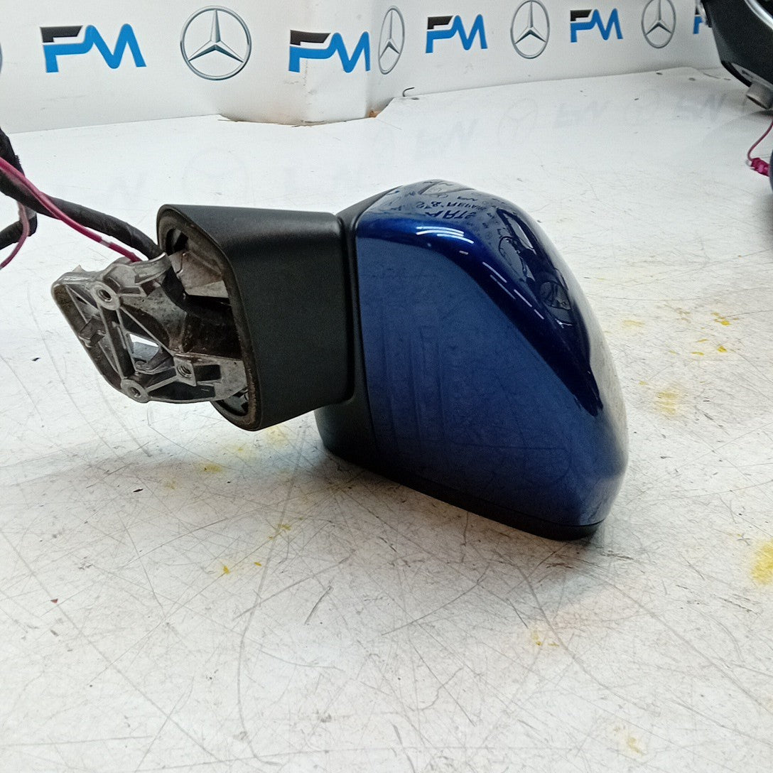 MERCEDES C-CLASS W205 DRIVER WING MIRROR OSF BLUE A2058106416 PL FMM71
