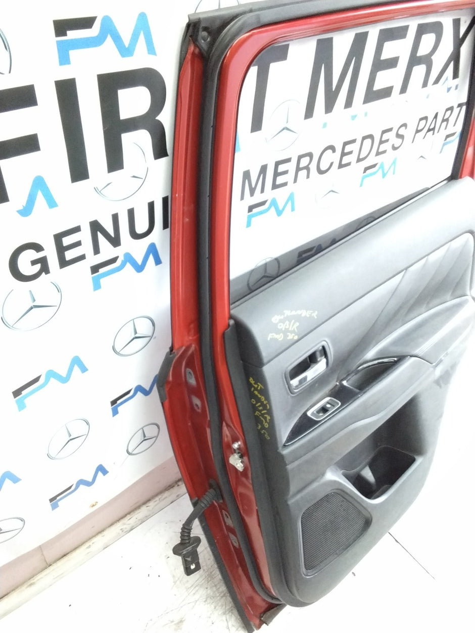 MITSUBISHI OUTLANDER MK3 DRIVER SIDE REAR DOOR OSR 2013 RED COMPLETE FMD350