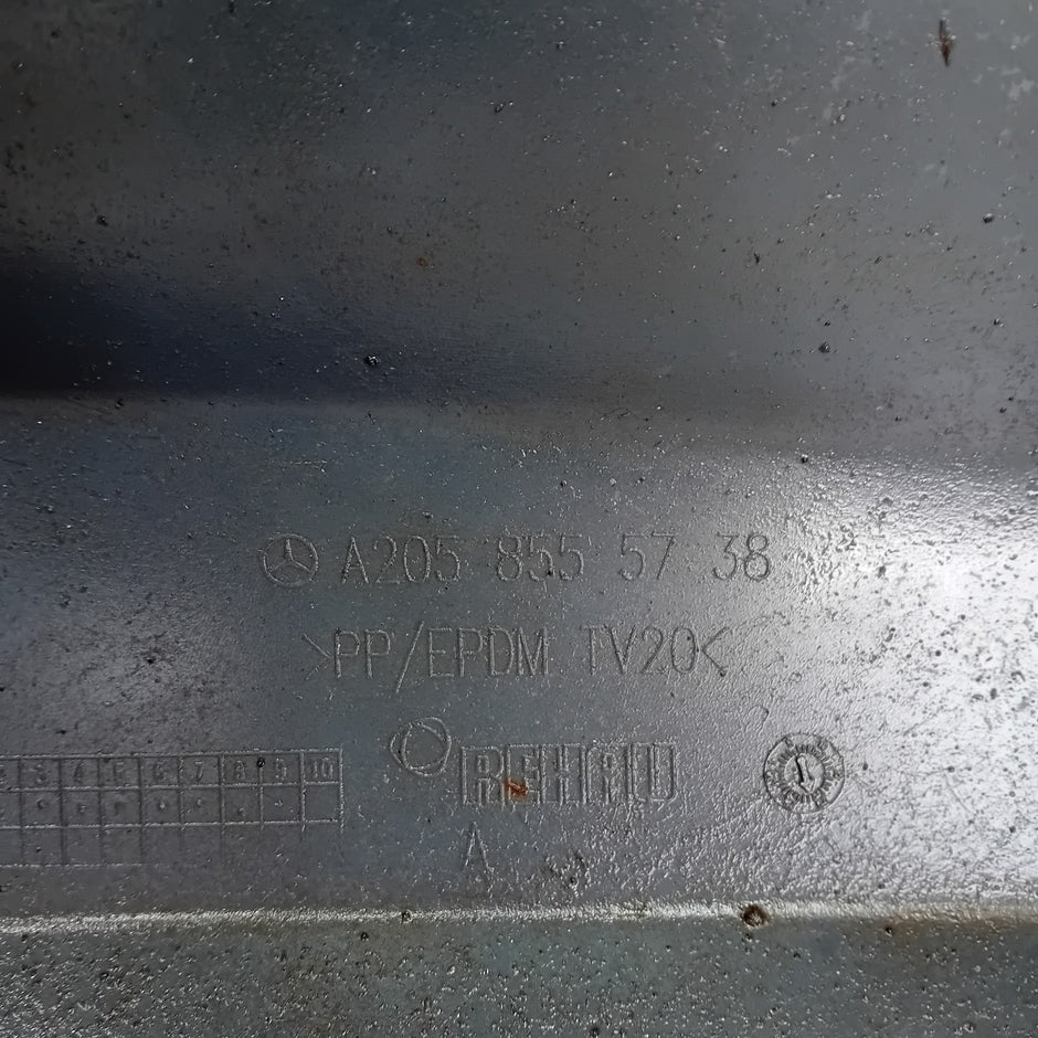 MERCEDES C-CLASS W205 SLN REAR BUMPER 2014 ON BLUE COMPLETE A2058555738 FMX36