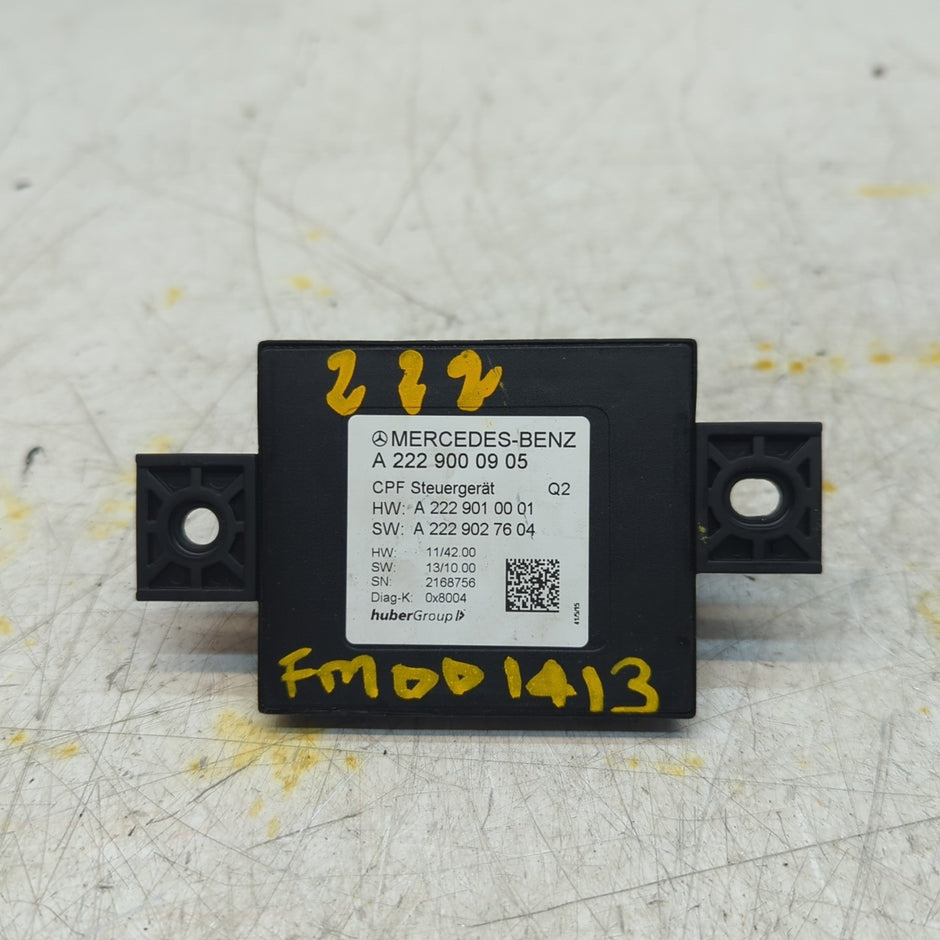 MERCEDES S CLASS W222  REAR CAMERA CONTROL MODULE ECU A2229000905 FM001413