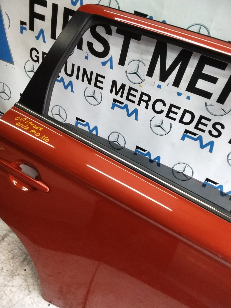 MITSUBISHI OUTLANDER MK3 DRIVER SIDE REAR DOOR OSR 2013 RED COMPLETE FMD350