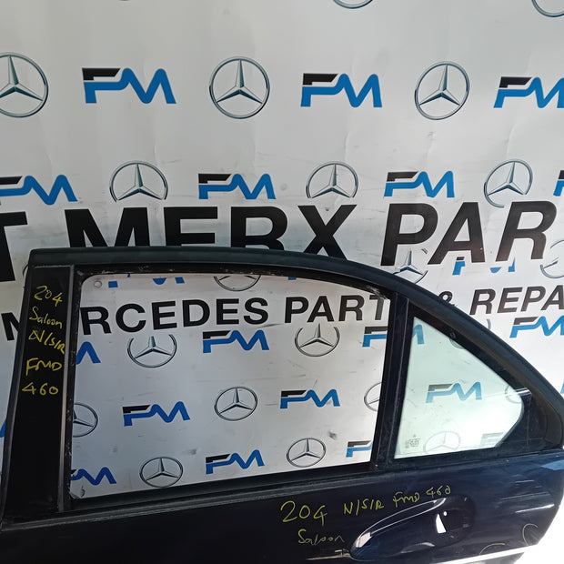 MERCEDES  BENZ  C-CLASS W204 SLN DRIVER REAR DOOR ISR BLUE 2008-14 FMD460