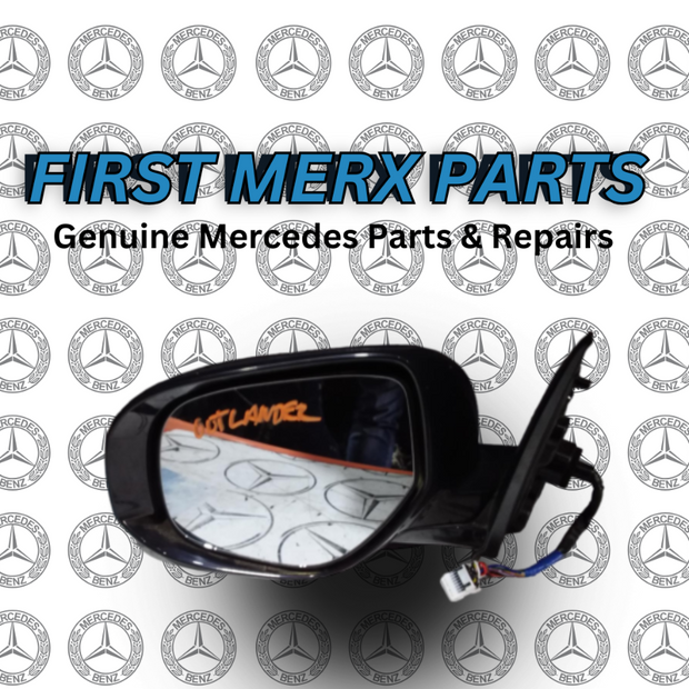 MITSUBISHI OUTLANDER 2013 DOOR MIRROR ELECTRIC PASSENGER SIDE SILVER