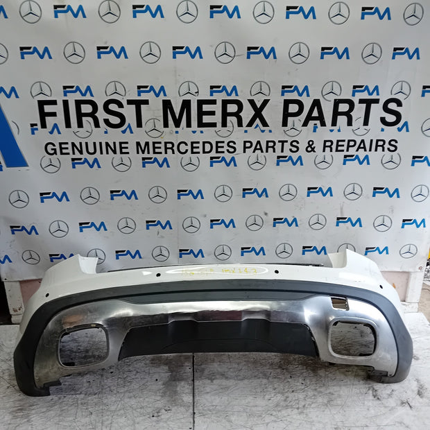 MERCEDES BENZ GLA W156 REAR BUMPER WHITE 2014-2019 A1568802640 FMX143
