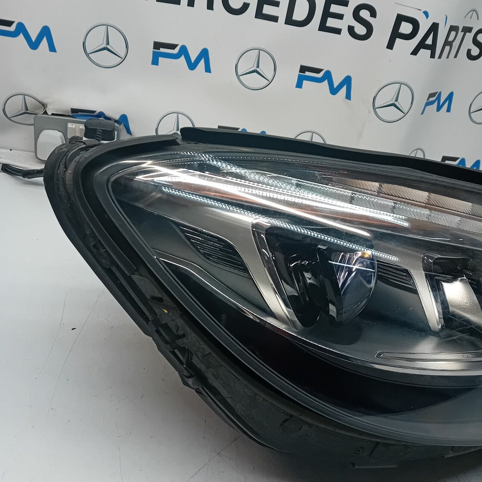 MERCEDES S-CLASS 2014 ONWARDS W222 HEADLIGHT DRIVER SIDE OS A2229068702 FMH151