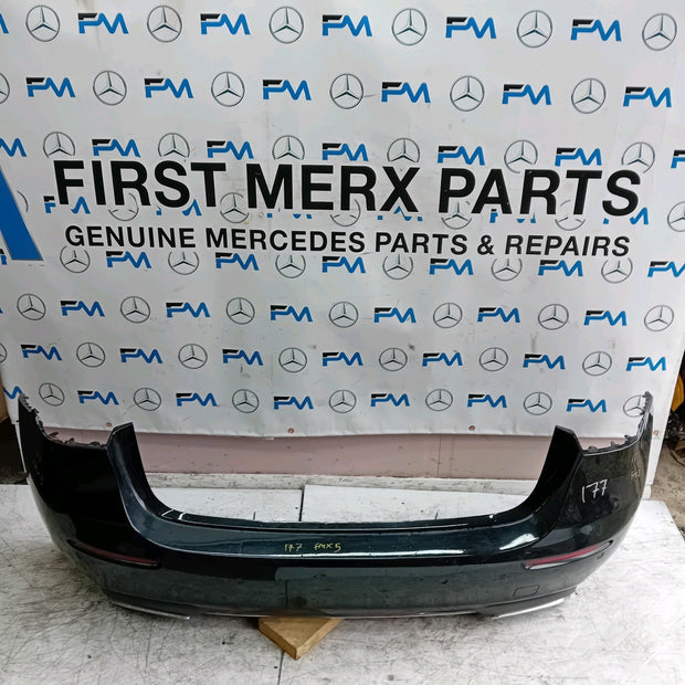 MERCEDES BENZ  A-CLASS W177 REAR BUMPER A1778804801 2018 BLUE COMPLETE FMX5