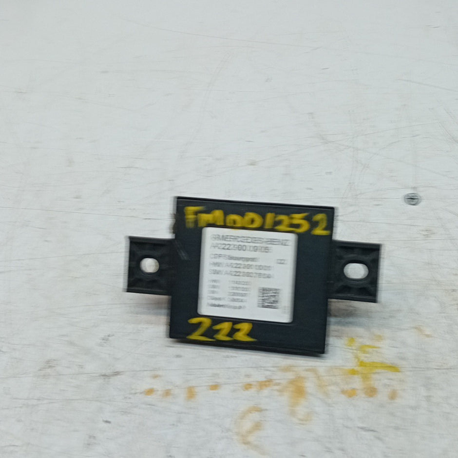 MERCEDES S CLASS W222  REAR CAMERA CONTROL MODULE ECU A2229000905 FM001252
