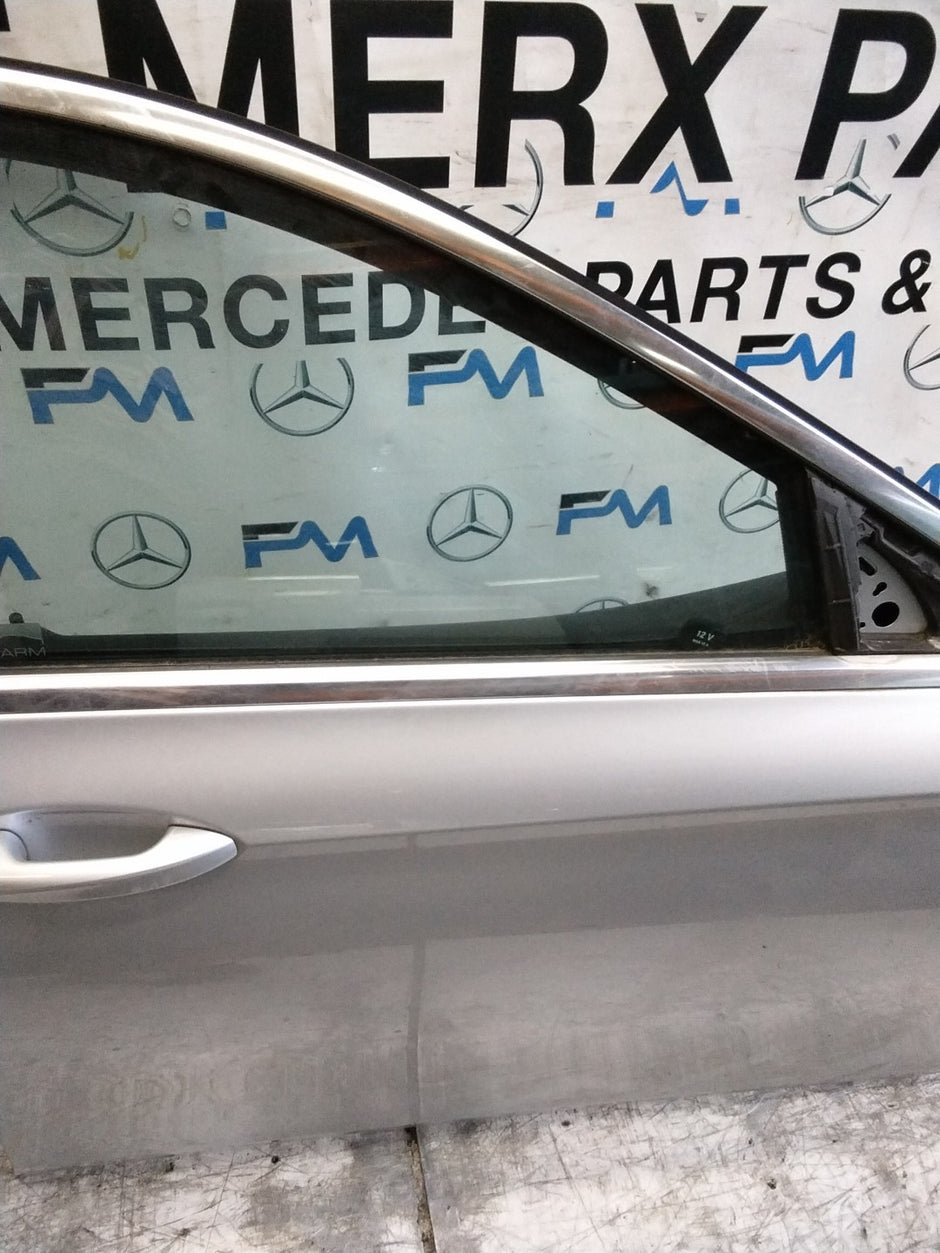 MERCEDES E-CLASS W213 SLN DRIVER FRONT DOOR OSF SILVER 2016-20 FMD556
