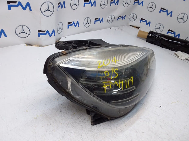 2008-2014 MERCEDES C-CLASS W204 HEADLIGHT DRIVER SIDE OS FMH119 (DAMAGED)
