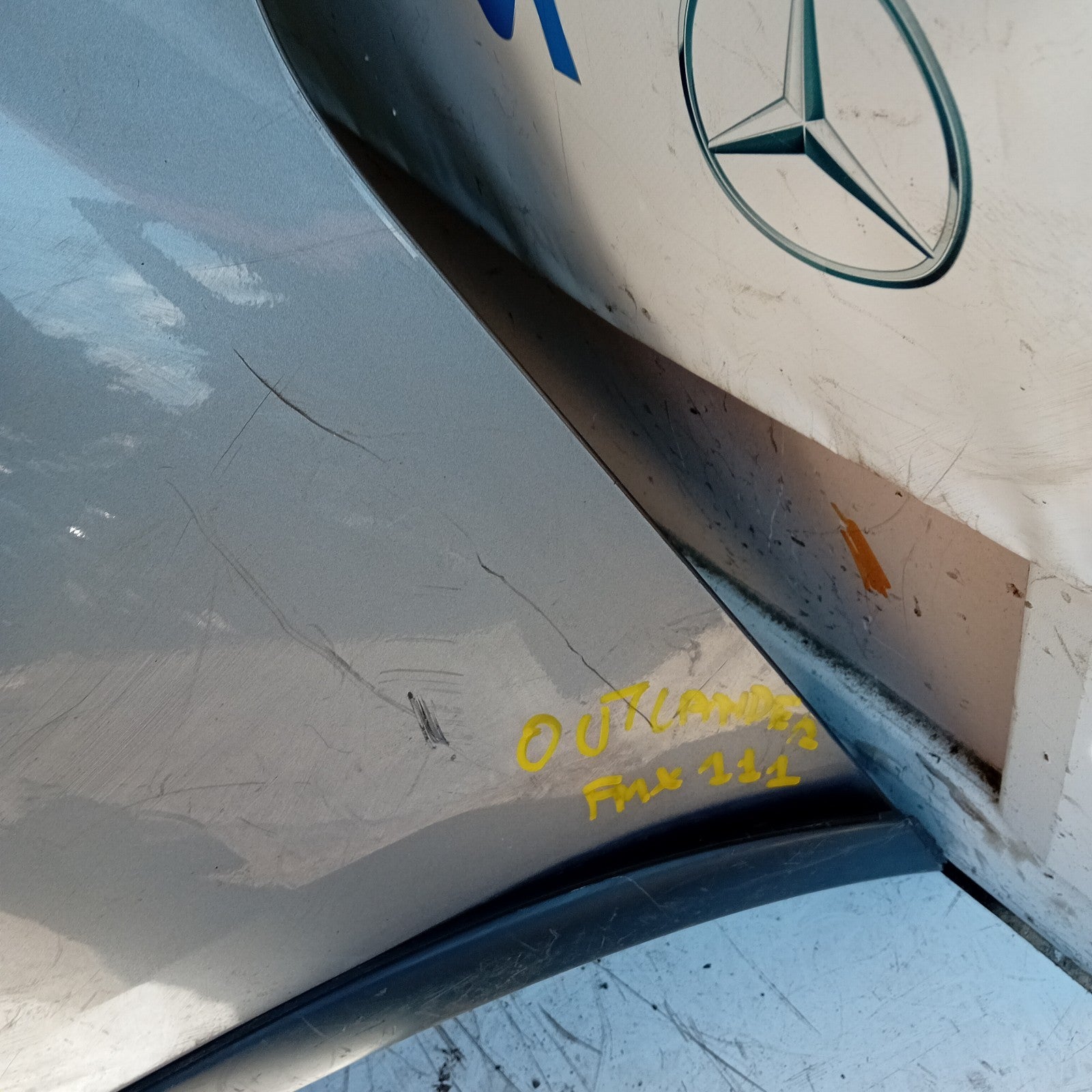 MITSUBISHI OUTLANDER MK3 REAR BUMPER GREY 2013 FMX111