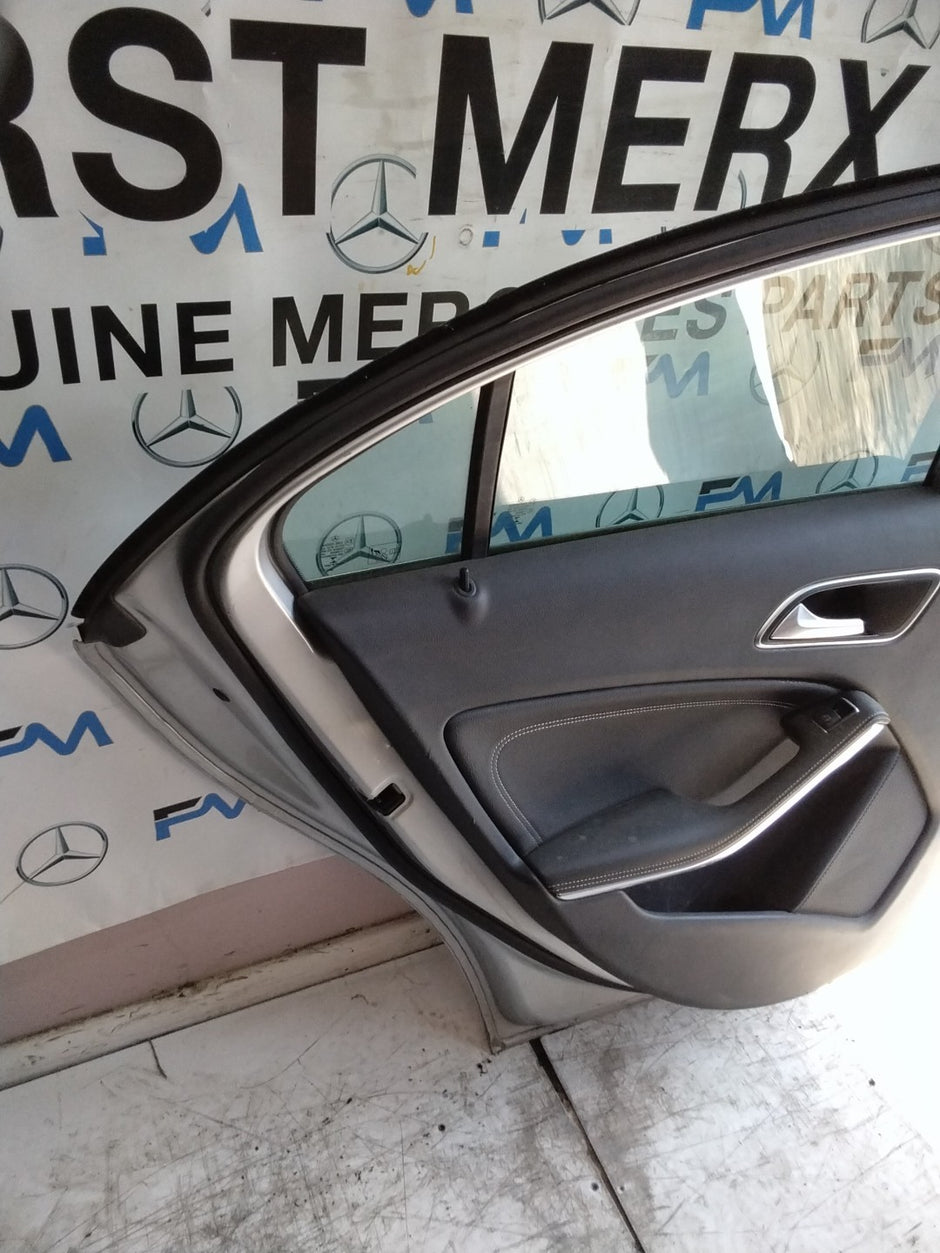 MERCEDES  A-CLASS W176 PASSENGER REAR DOOR NSR GREY 2012-2018 COMPLETE FMD312