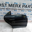 MERCEDES BENZ CLA W117 DRIVER SIDE REAR DOOR O/S/R BLACK COMPLETE FMD138