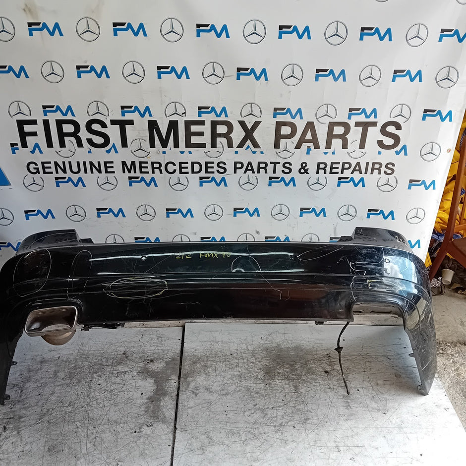 MERCEDES E-CLASS W212 ESTATE REAR BUMPER BLACK 2014 A2128851625 FMX90
