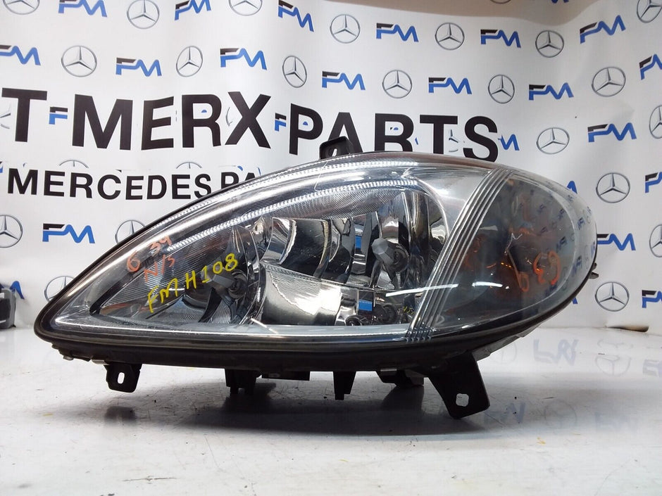 2003 MERCEDES V CLASS Viano W639 HEADLIGHT PASSENGER NS FMH108