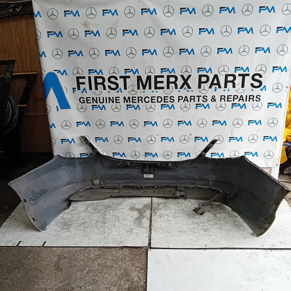 MERCEDES BENZ C-CLASS W205 SALOON REAR BUMPER 2015 SILVER A2058850138 FMX59