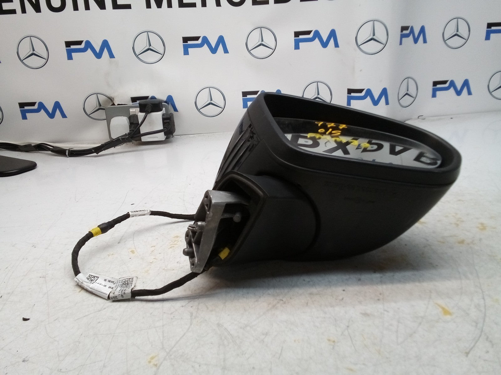 MERCEDES A-CLASS  W177 DRIVER SIDE WING MIRROR A1778108804 BLACK FMM30