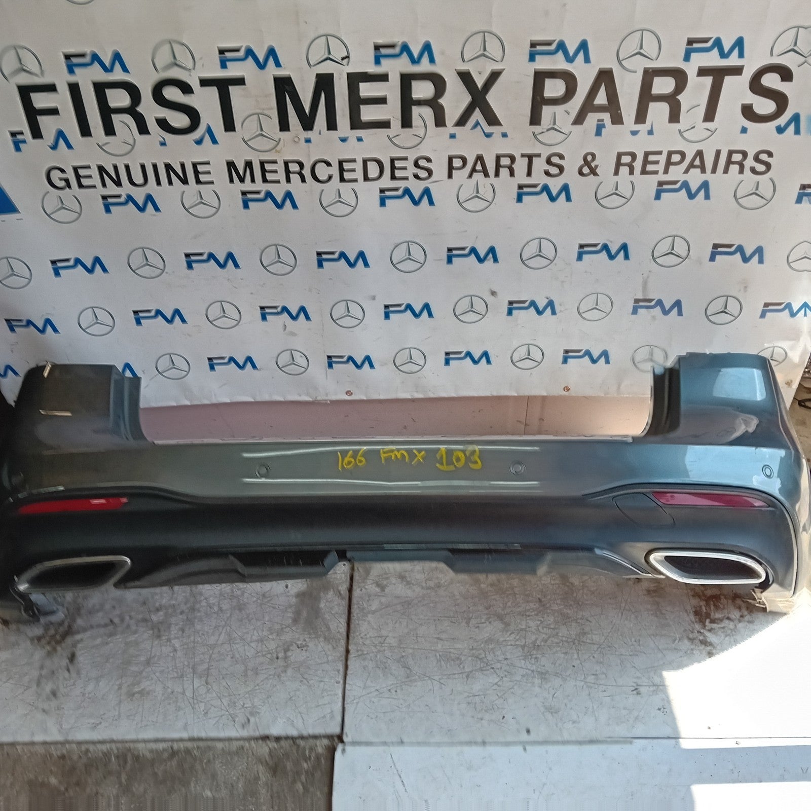 MERCEDES E-CLASS W213 ESTATE REAR BUMPER 2016 A2138852225 GREY COMPLETE FMX103