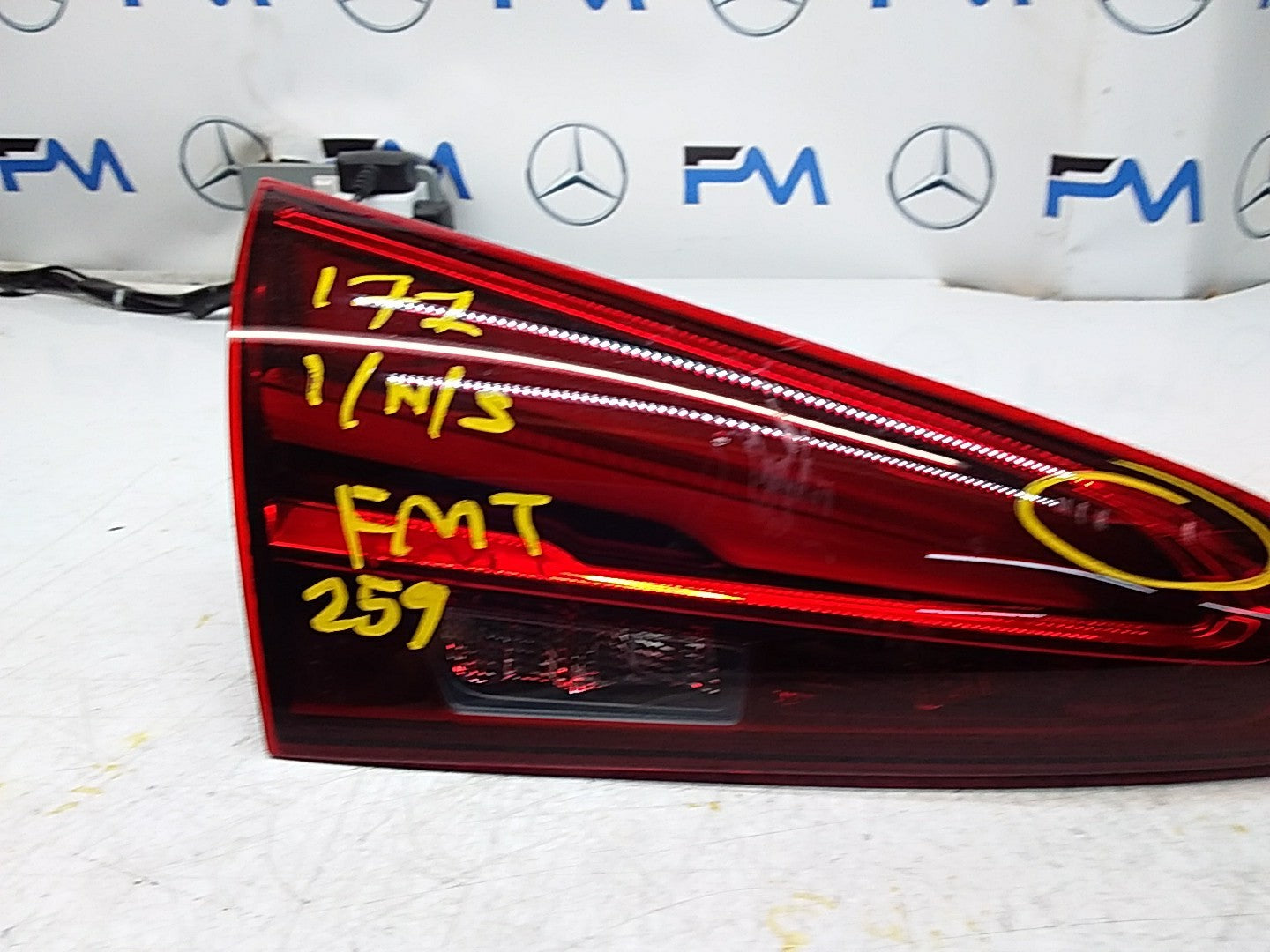 MERCEDES A-CLASS W177 PASSENGER LEFT NS REAR INNER TAIL LIGHT A1779062704 FMT259