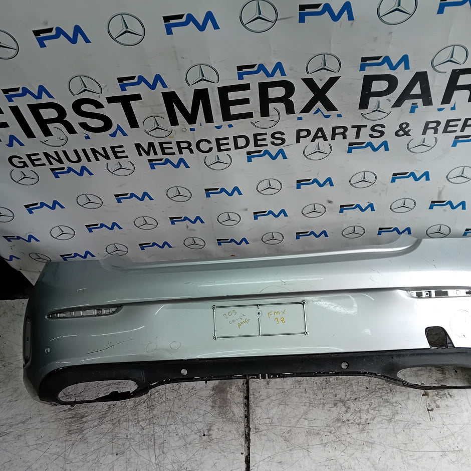 MERCEDES BENZ C-CLASS W205 SLN REAR BUMPER 2014 ON SILVER  A2058850138 FMX38