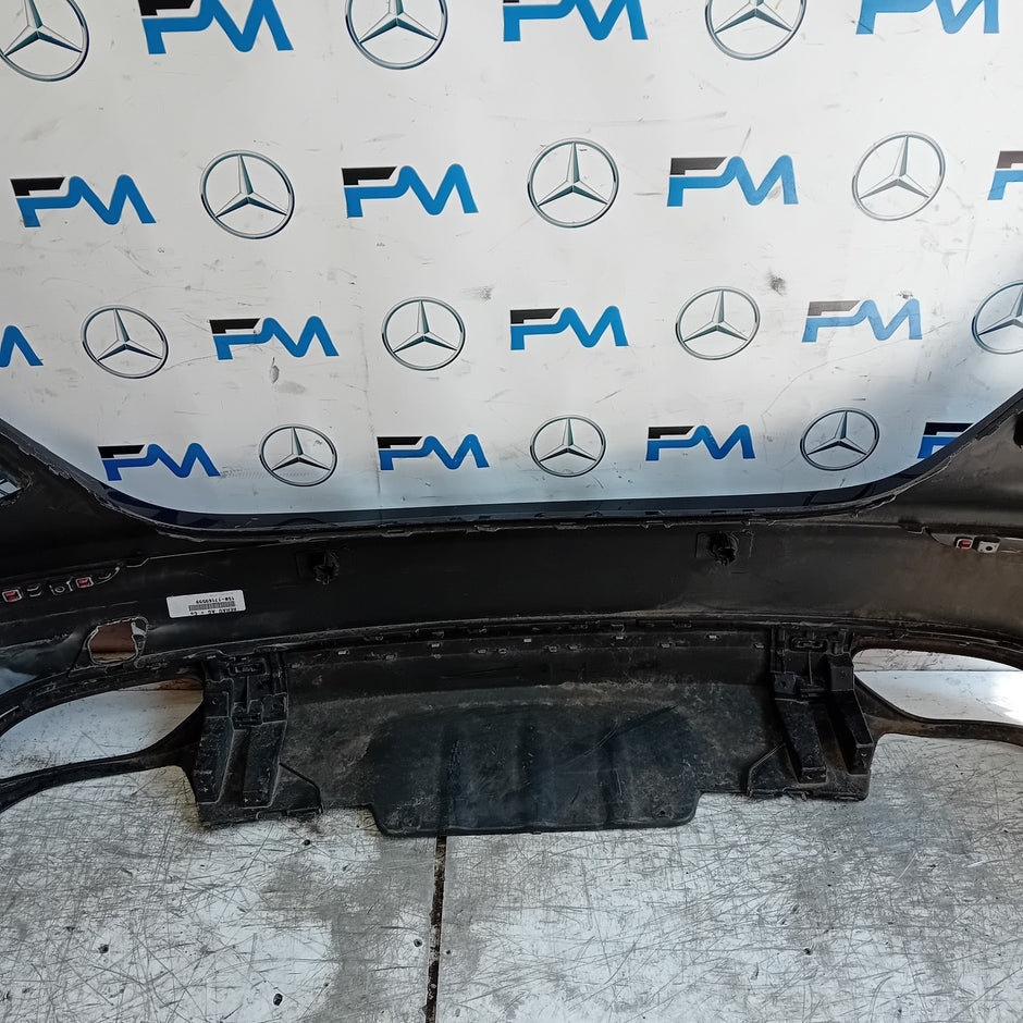 MERCEDES E-CLASS W213 SALOON REAR BUMPER 2016 A2138850025 BLACK COMPLETE FMX101