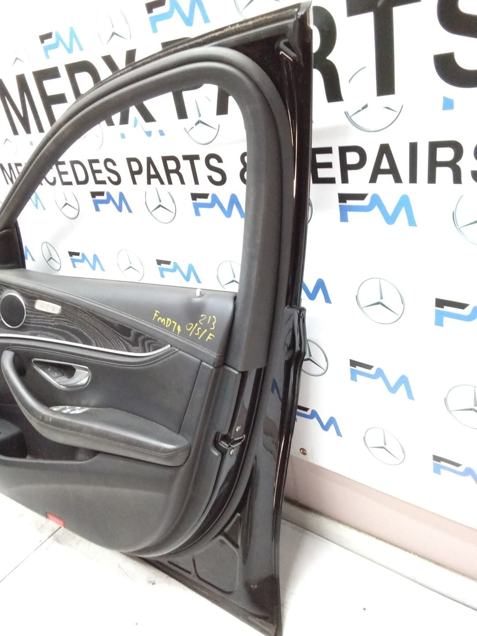 MERCEDES BENZ E-CLASS W213 DRIVER SIDE FRONT DOOR O/S/F COMPLETE BLACK FMD74
