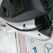 MERCEDES BENZ CLA W117 DRIVER REAR DOOR OSR 2013-19 WHITE COMPLETE FMD411
