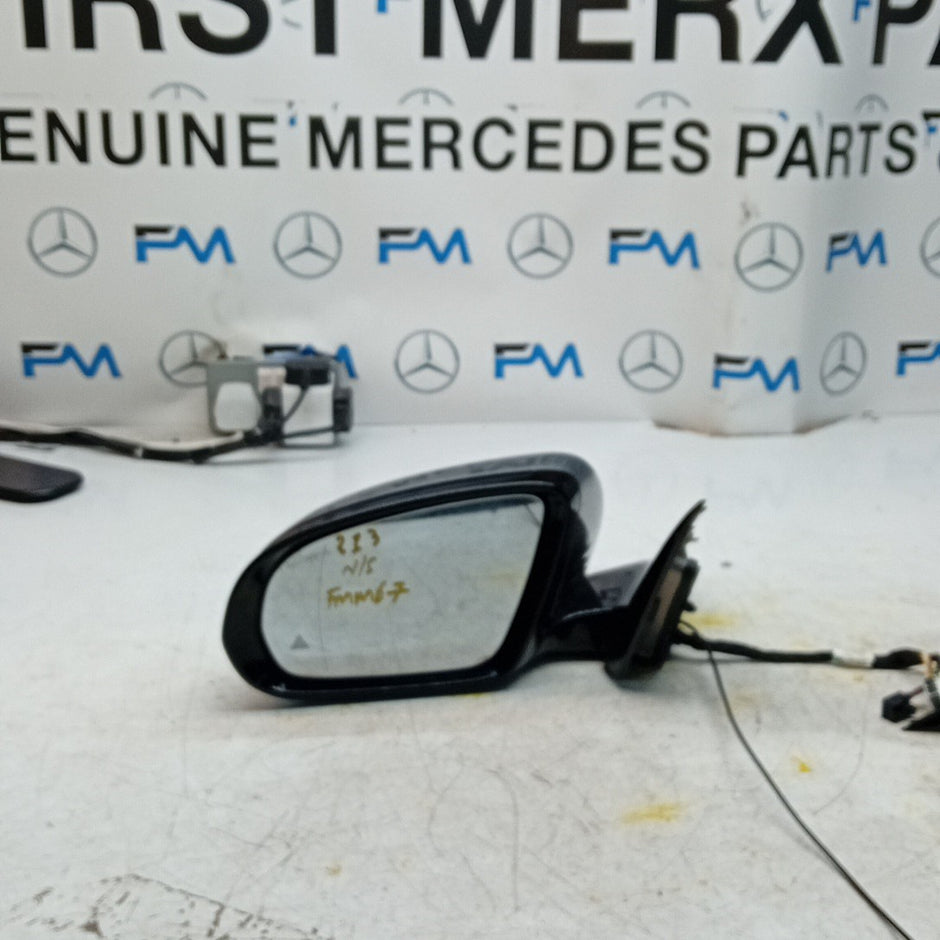 MERCEDES E-CLASS W213 PASSENGER WING MIRROR NSF GREY PL BS A2138103900 FMM67