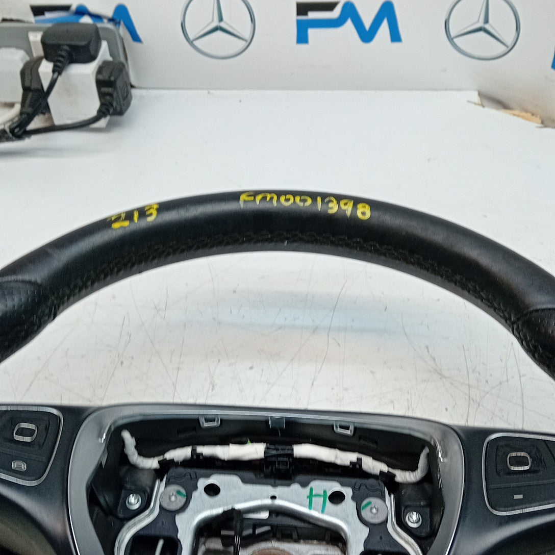 MERCEDES W213 E-CLASS MULTIFUNCTION STEERING WHEEL 2016 A0004605600 FM001398