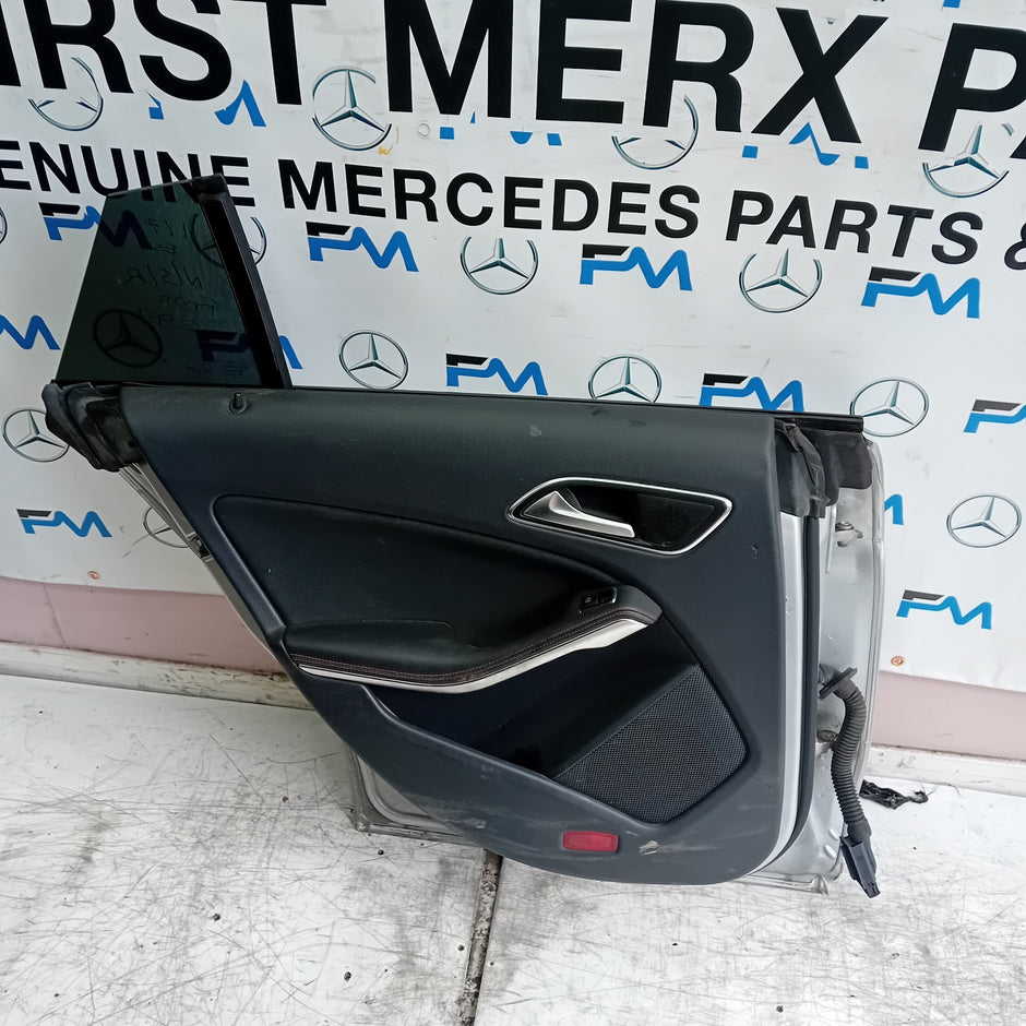 MERCEDES CLA W117 EST PASSENGER REAR DOOR NSR SILVER 2013-19 COMPLETE FMD297