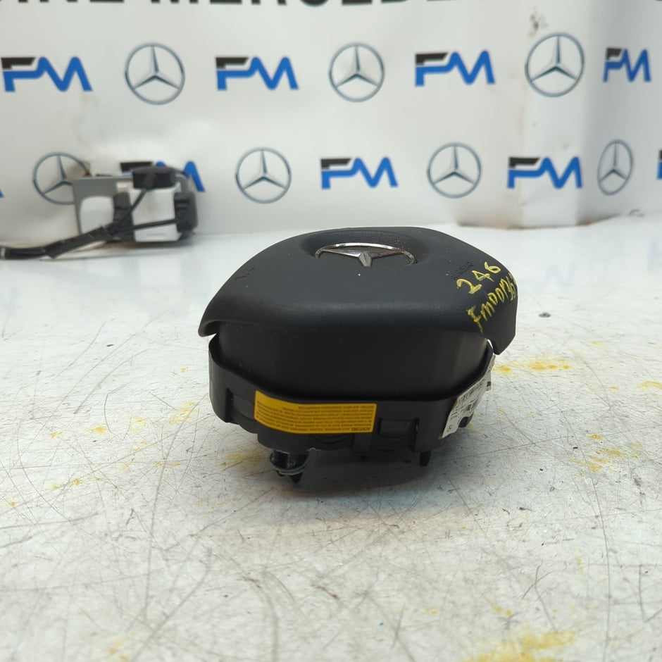 MERCEDES B-CLASS W246 STEERING WHEEL AIRBAG DRIVER OS RIGHT Q02 FM001363