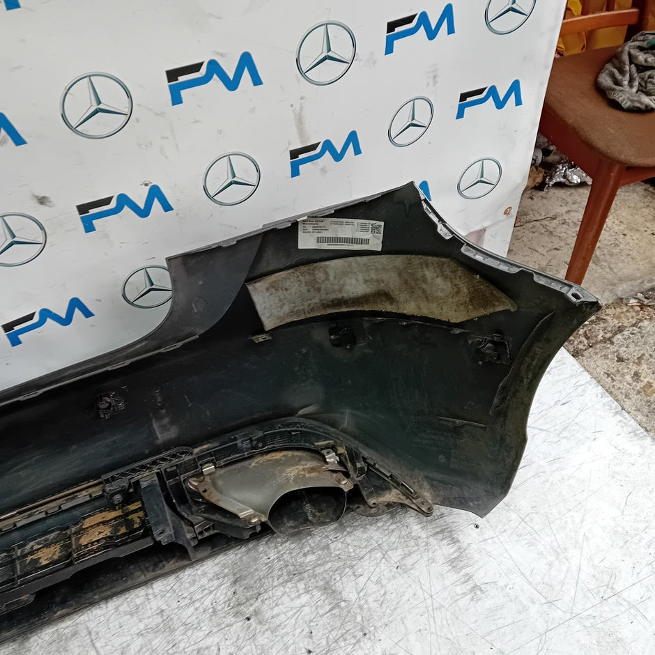 MERCEDES BENZ A-CLASS W176 REAR BUMPER 2016 ON GREY COMPLETE A1768807040 FMX35