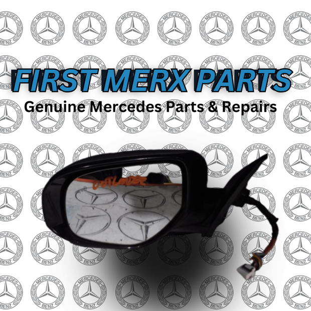 MITSUBISHI OUTLANDER 2013 MIRROR PASSENGER SIDE SILVER - CAMERA & BLIND SPOT