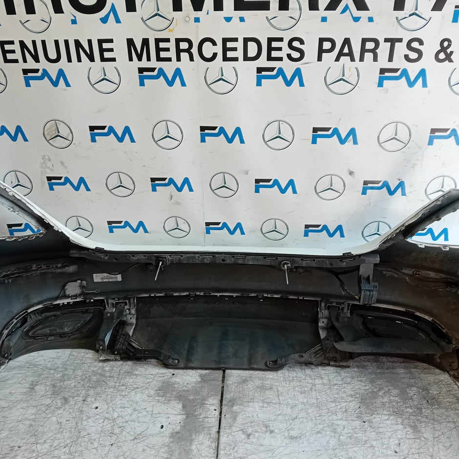 MERCEDES BENZ E-CLASS W213 SLN REAR BUMPER A2138850022 2016 WHITE FMX171