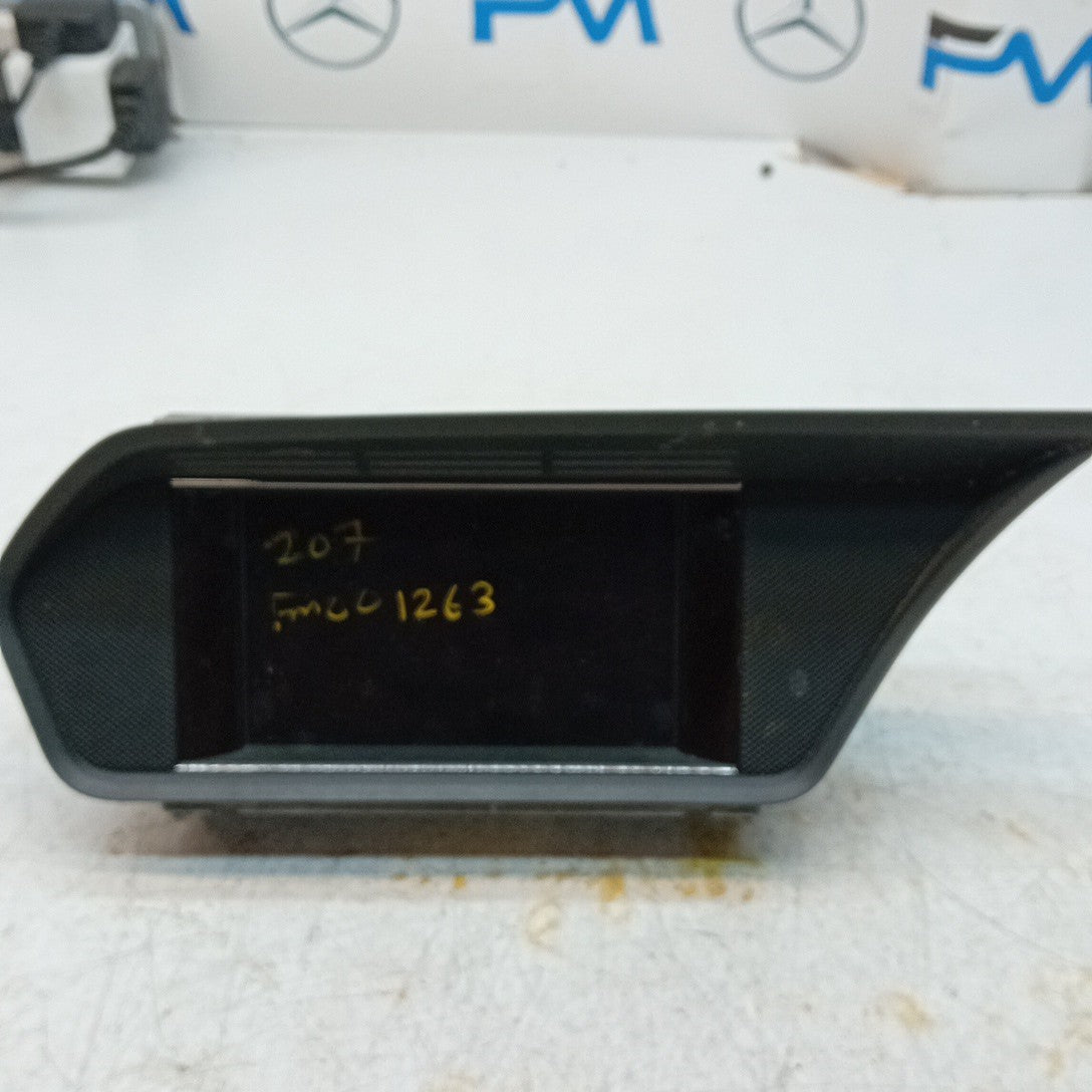 MERCEDES BENZ E-CLASS W212 SAT NAV DISPLAY SCREEN A2129008707 FM001263