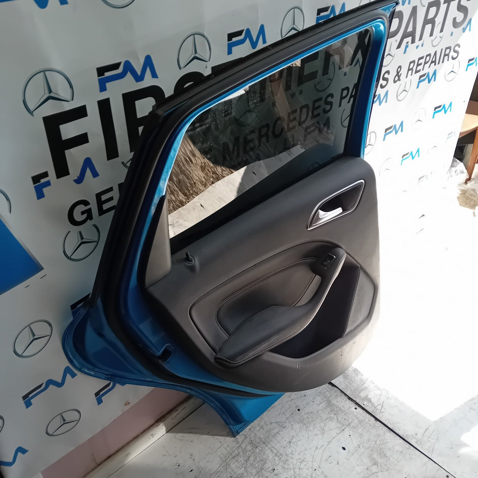 MERCEDES B-CLASS W246 PASSENGER REAR DOOR NSR BLUE 2012-19 COMPLETE FMD224